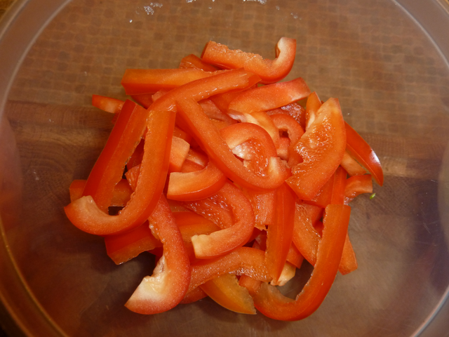 Preparing peppers 3