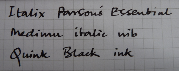 Italix Parson’s Essential writing sample