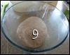 Dough ready to rise