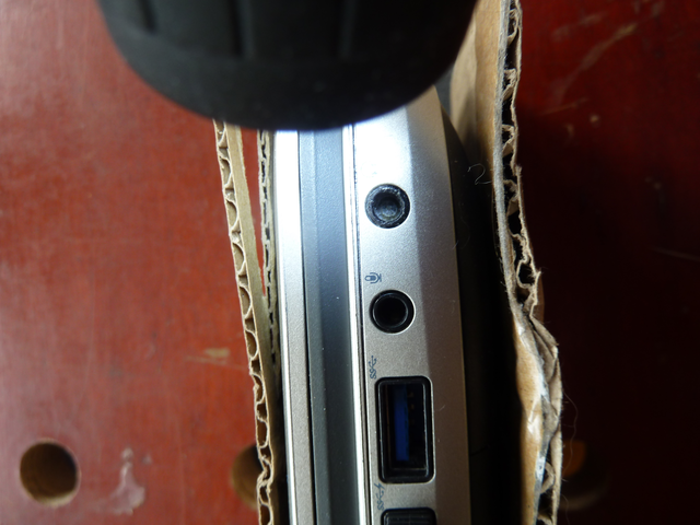 Closeup of socket