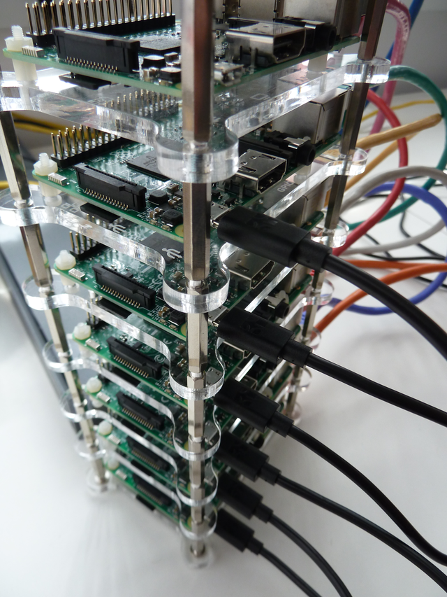 Close-up of the tower