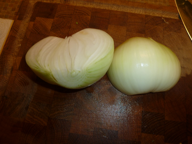 Preparing onions 1