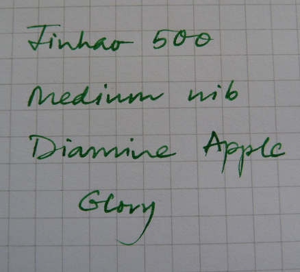 Jinhao 500 writing sample