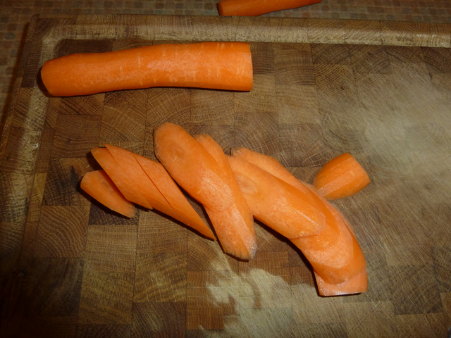 Preparing carrots 2